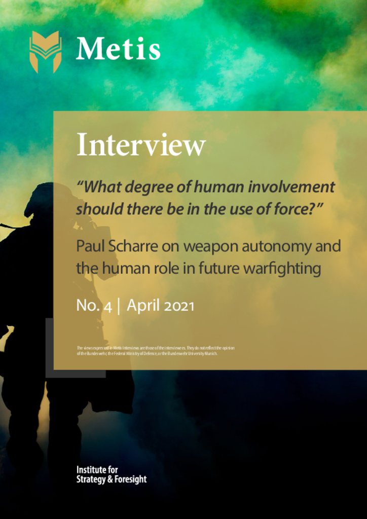 “What degree of human involvement should there be in the use of force?”
